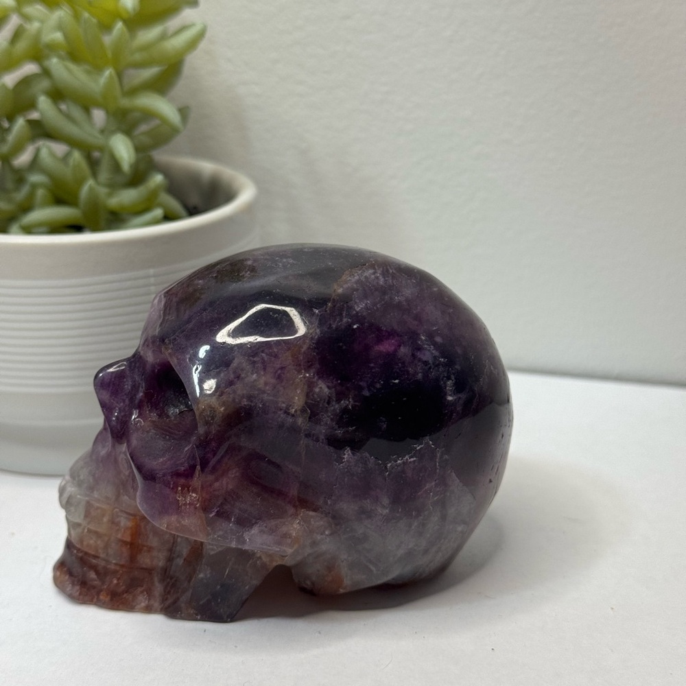 Fluorite Crystal Skull - Picture 4 of 11